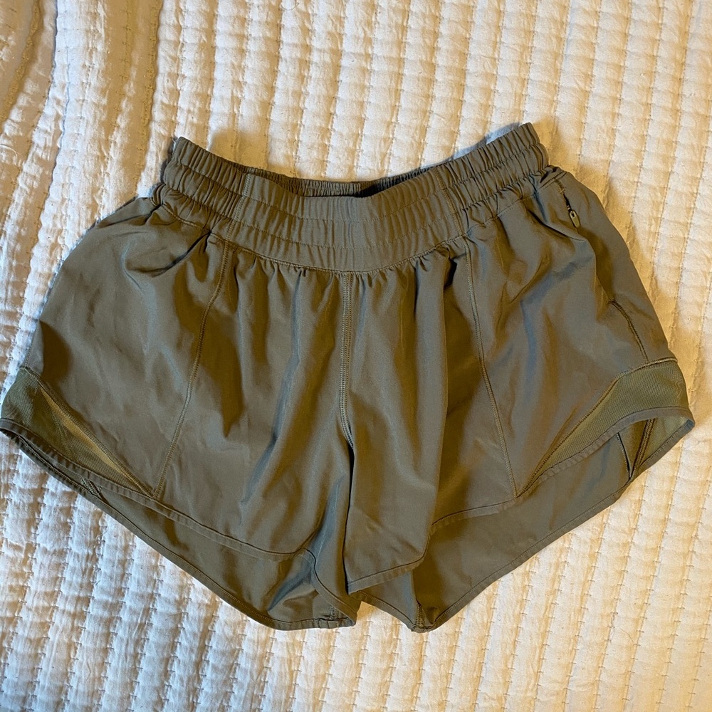 lululemon athletica Olive Green Athletic Shorts
